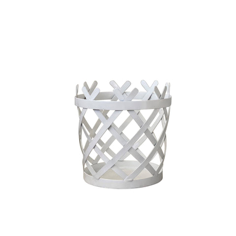Dana Gibson Garden Planter in White