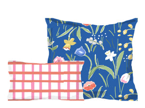 Dana Gibson Summer of Love Pillow in Navy