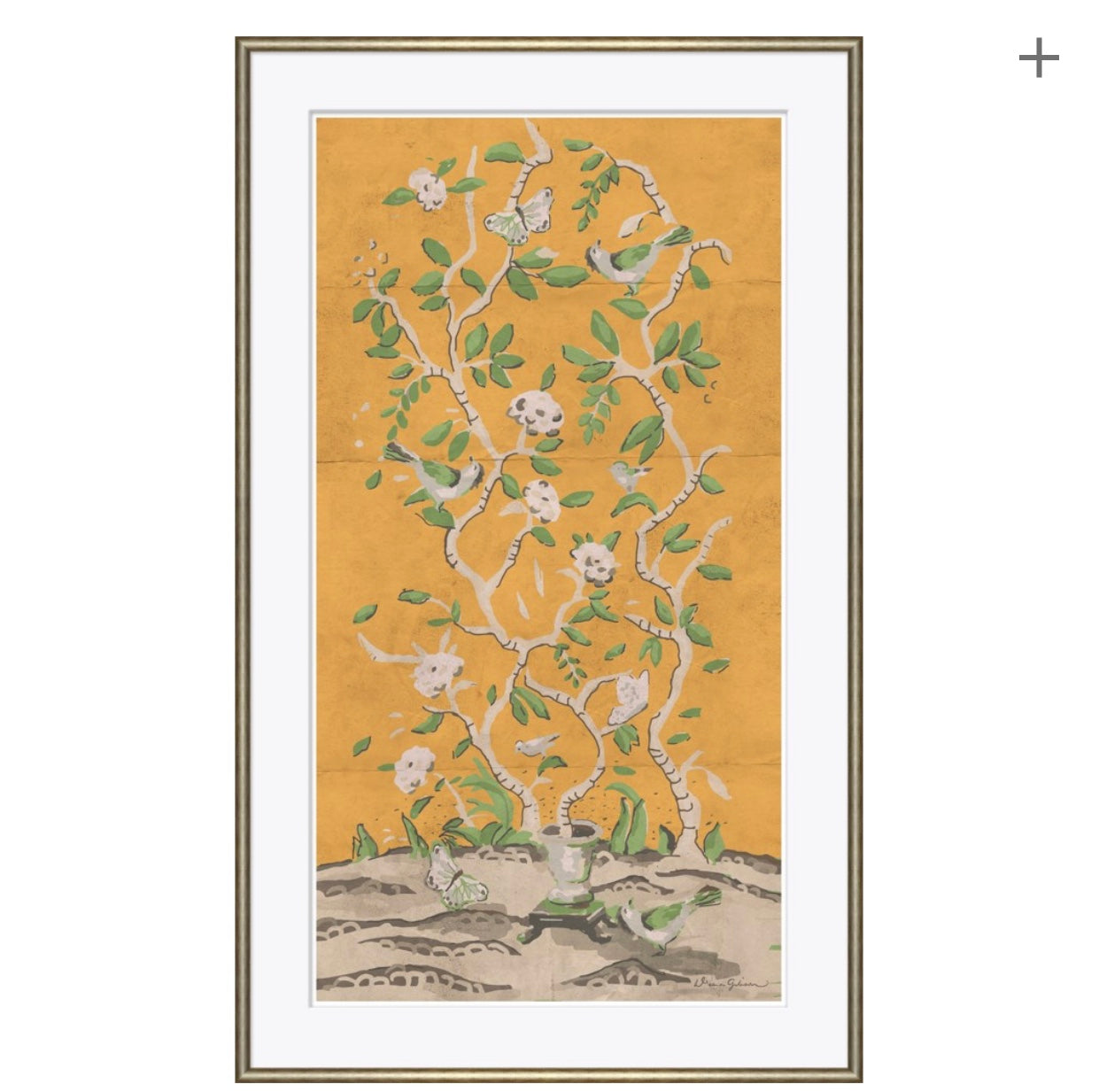 Dana Gibson Ditchley Park in Jaune