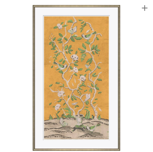 Dana Gibson Ditchley Park in Jaune