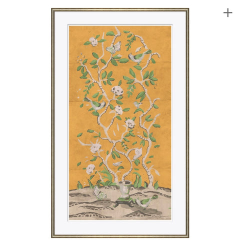 Dana Gibson Ditchley Park in Jaune