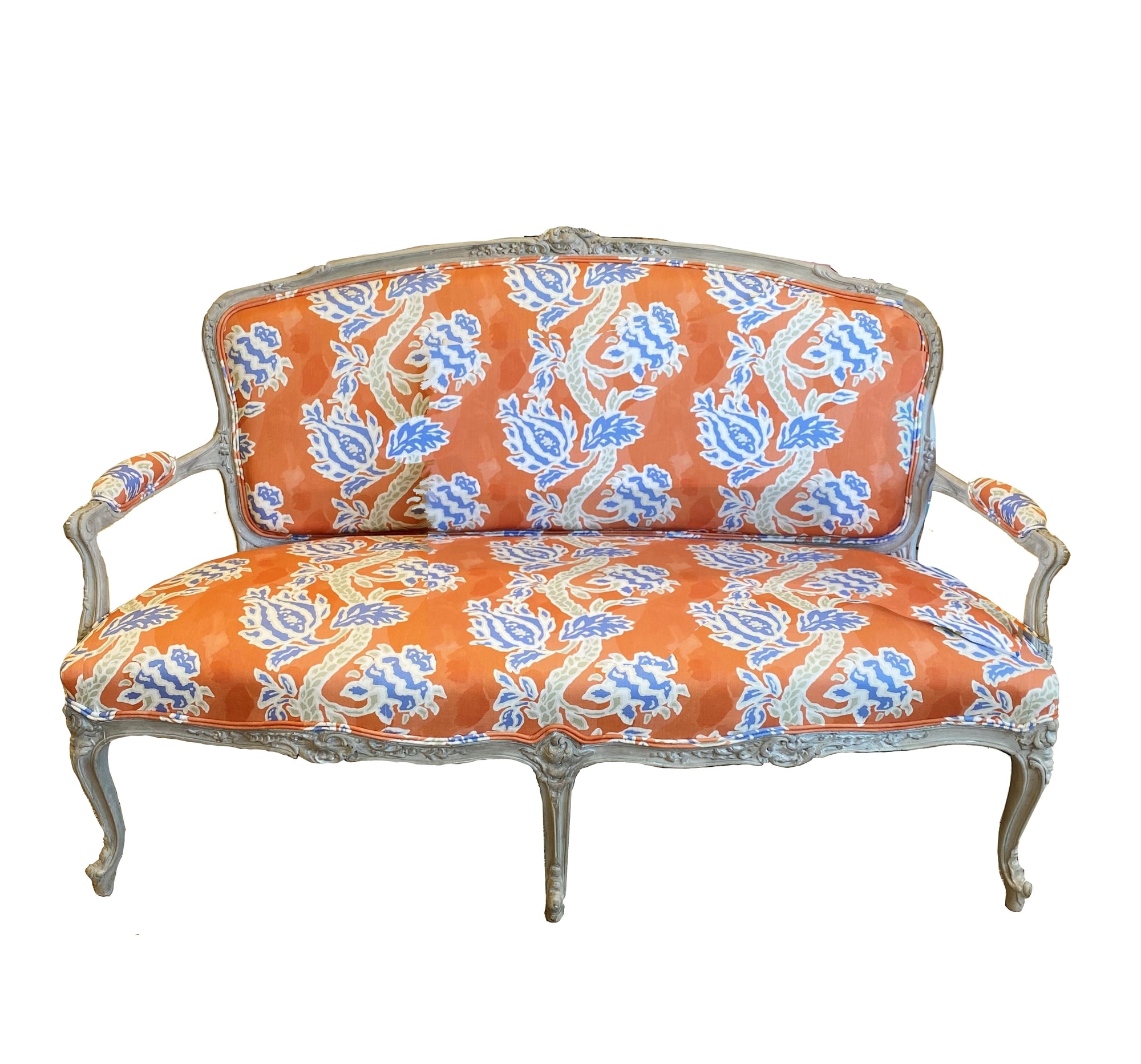 Dana Gibson Lotus Vine Settee