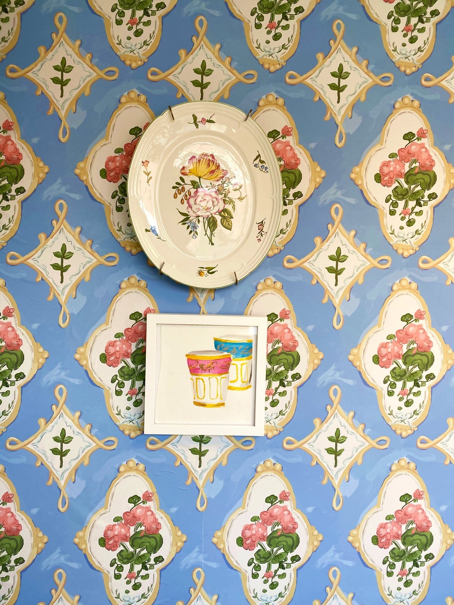 Dana Gibson Marrakesh in Blue, Wall Paper and Fabric