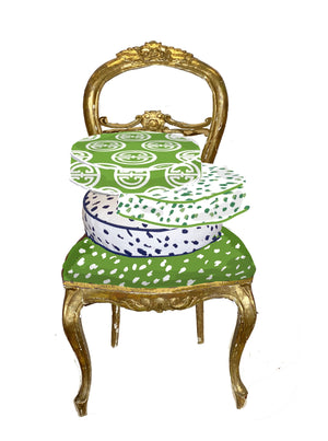 Dana Gibson Pill Box Round in Green Pavilion
