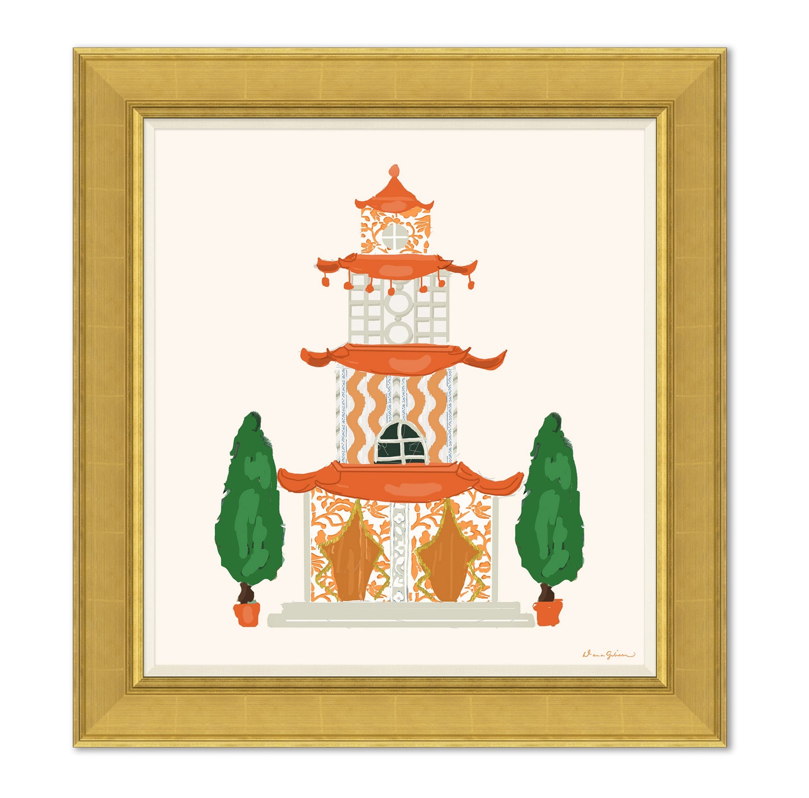 Dana Gibson, Cyprus Pagoda