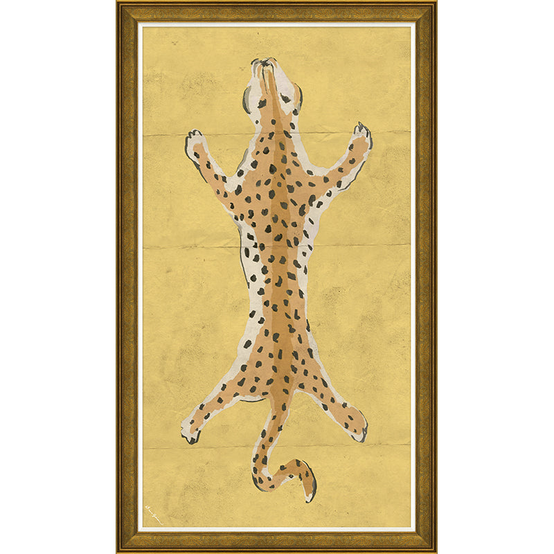 Dana Gibson Large Leopard in Yellow