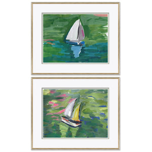 Pond Boats, Blue