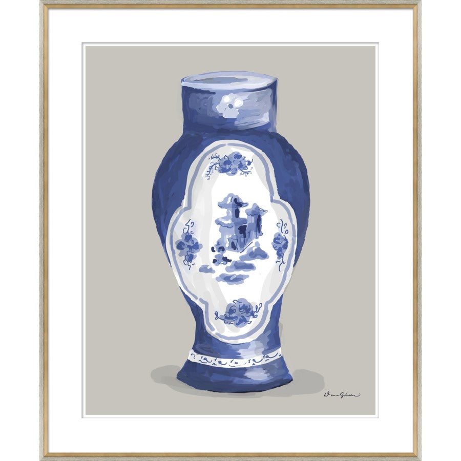 Indienne Vase in Blue by Dana Gibson