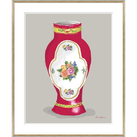 Derby Vase in Red by Dana Gibson