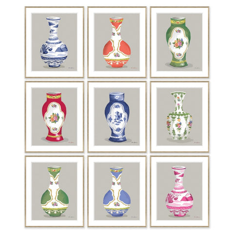 Trio of Meissen Vase Series