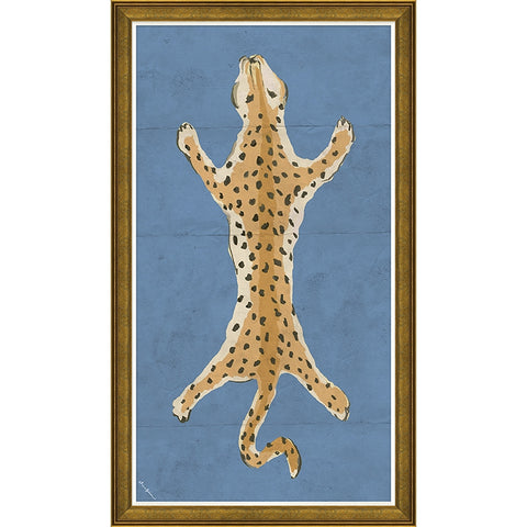 Dana Gibson Large Leopard in Blue
