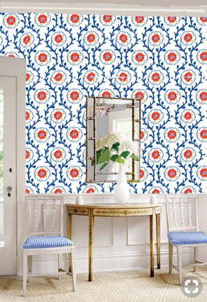 Suki Wallcovering and Fabric
