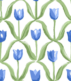 Tulip Design on White
