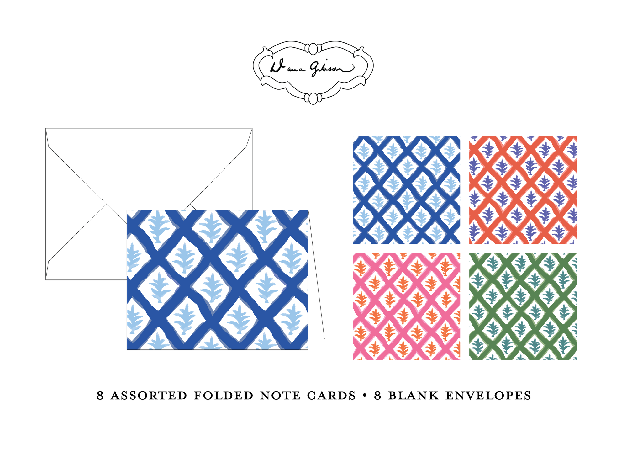 Casa Assorted Folded Notes by Dana Gibson