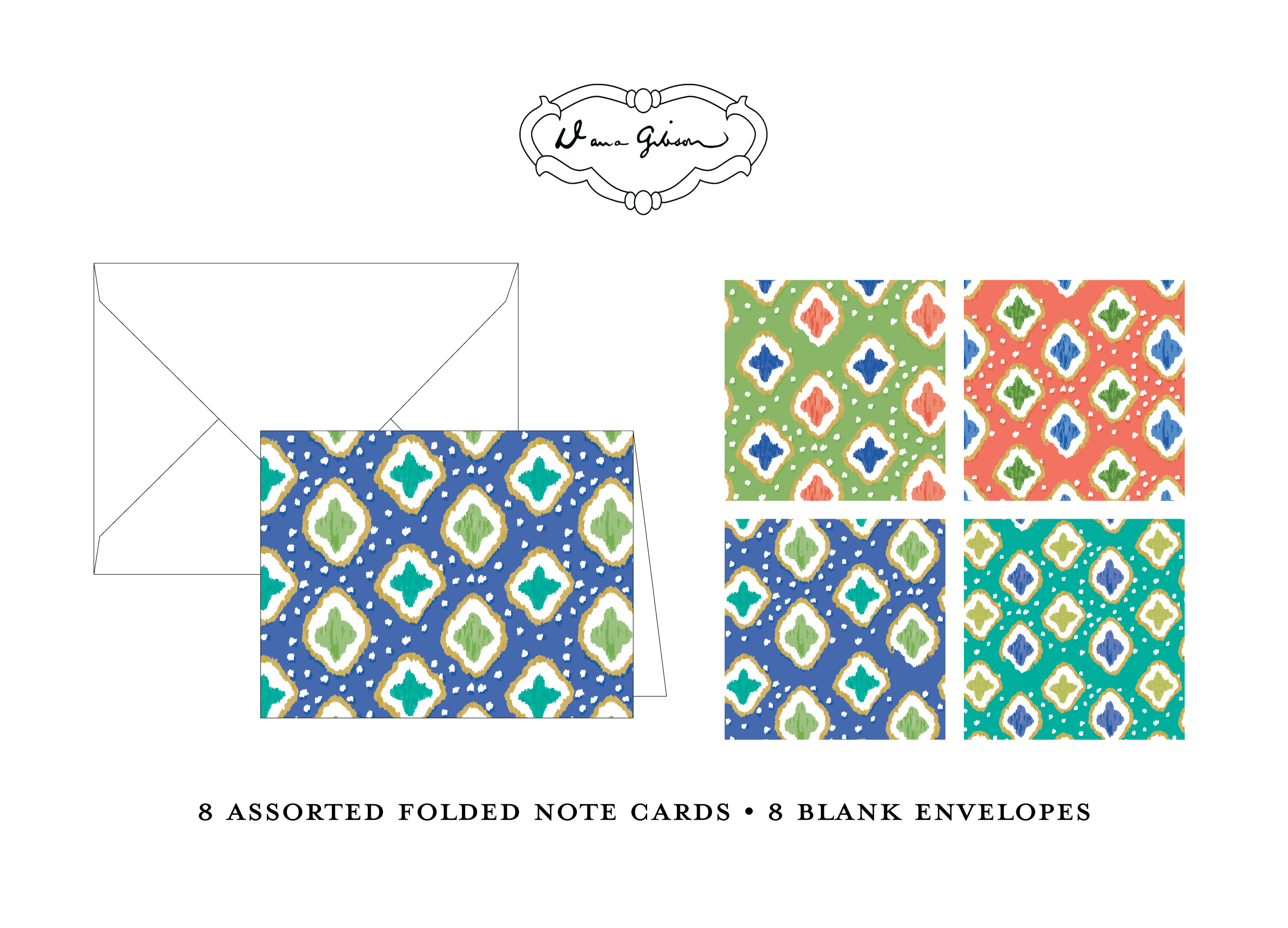 Dana Gibson Nance Assorted Folded Note Cards