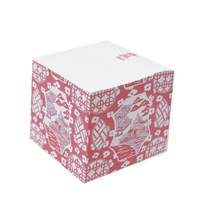 Dana Gibson Canton Pink Sticky Note Cube