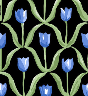 Tulip Fabric in Black