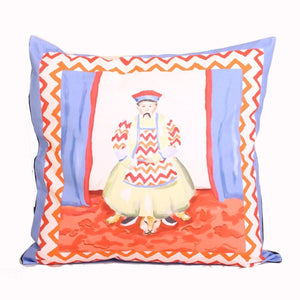 Dana Gibson Empress Pillow in Blue