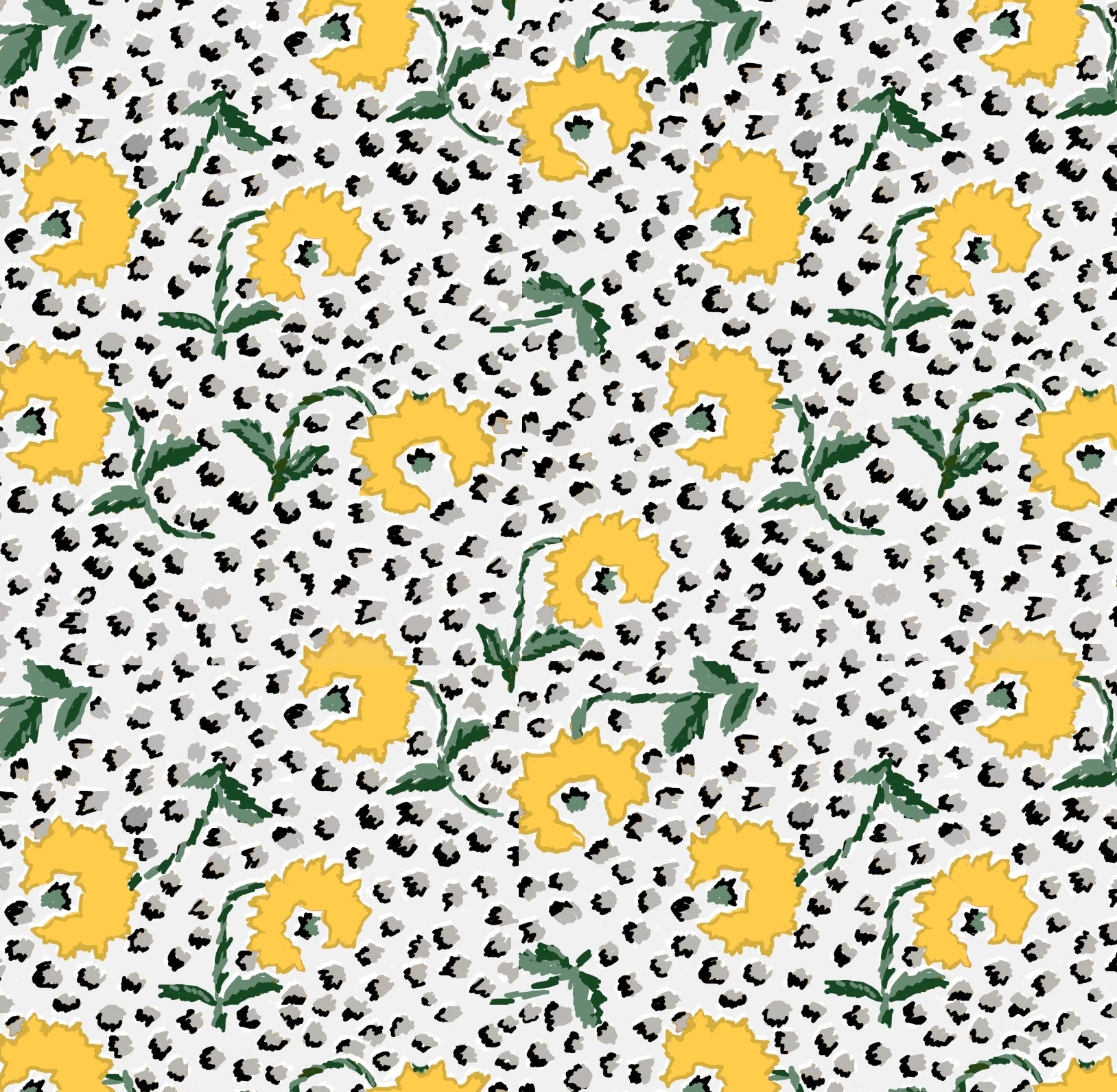 Dana Gibson Jaipur in Yellow Wall Paper and Fabric