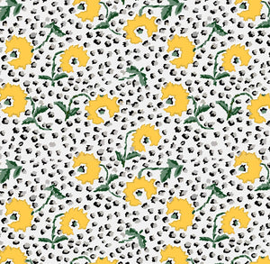 Dana Gibson Jaipur in Yellow, Wall Paper and Fabric